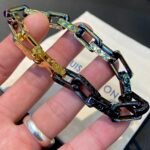 Louis Vuitton Monogram Chain Bracelet Gradient Two-Tone Finish