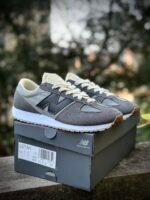 New Balance 471 Sneakers Retro Suede Running Shoes Casual Athletic Trainers Dark Gray - Image 5