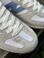 New Balance 471 Sneakers Retro Suede Casual Athletic Trainers Gray Blue N - Image 4