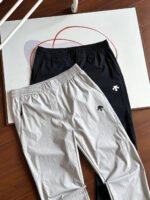 Descente Pants Elastic Waist Quick Dry Lightweight Breathable Sports Trousers - Image 2
