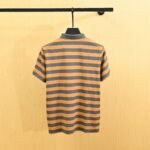 Lacoste Mens Striped Polo Shirt Short Sleeve Casual Cotton Top with Crocodile Logo - Image 4