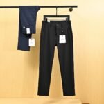 Moncler Slim Fit Dress Pants Casual Business Straight Leg Trousers - Image 3