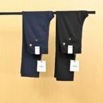 Moncler Slim Fit Dress Pants Casual Business Straight Leg Trousers - Image 4