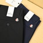 Moncler Slim Fit Dress Pants Casual Business Straight Leg Trousers - Image 8