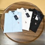 Hazzys Mens Short Sleeve Button Up Shirt Embroidered Pocket Casual Summer Top - Image 5