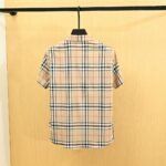 Burberry Mens Vintage Check Short Sleeve Button Up Shirt Casual Summer Top - Image 4