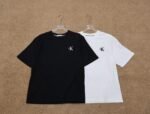 Calvin Klein T-Shirt CK Logo Crew Neck Short Sleeve Black White