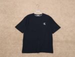 Calvin Klein T-Shirt CK Logo Crew Neck Short Sleeve Black White - Image 3