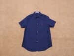 Polo Ralph Lauren Short Sleeve Shirt Pony Logo Dress Shirts Navy White Black - Image 3