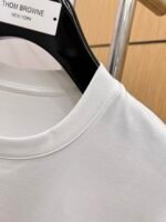 Versace T-Shirt Colorful Logo Print Crew Neck Short Sleeve White - Image 7