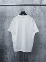 Burberry Short Sleeve T-Shirt Check Equest Knight Print Crew Neck White - Image 2