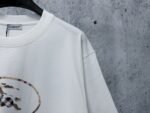 Burberry Short Sleeve T-Shirt Check Equest Knight Print Crew Neck White - Image 6