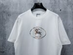 Burberry Short Sleeve T-Shirt Check Equest Knight Print Crew Neck White - Image 4