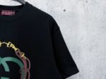 Gucci T-Shirt Interlocking G Logo Print Crew Neck Short Sleeve Black - Image 7