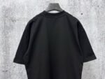 Celine T-Shirt Studded Logo Print Crew Neck Short Sleeve Black - Image 7