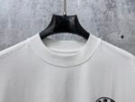 Chrome Hearts T-Shirt Horseshoe Cross Logo Crew Neck Short Sleeve White - Image 6