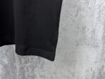 Dior T-Shirt Handwritten Logo & Heart Print Crew Neck Short Sleeve Black - Image 3