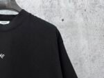 Dior T-Shirt Handwritten Logo & Heart Print Crew Neck Short Sleeve Black - Image 2