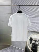 Moncler T-Shirt Cartoon Elephant Logo Print Crew Neck Black White - Image 7