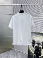 Gucci T-Shirt Snake Logo Print Crew Neck Short Sleeve Black White - Image 8
