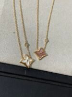 Louis Vuitton Color Blossom Mother of Pearl & Pink Agate Pendant Necklace - Image 2