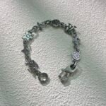Louis Vuitton LV & Monogram Flower Chain Bracelet