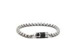 Louis Vuitton Monogram Inlay Silver Chain Bracelet - Image 6