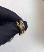 Cartier Trinity 3-Band Tri-Color Gold Rolling Ring