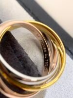 Cartier Trinity 3-Band Tri-Color Gold Rolling Ring - Image 7