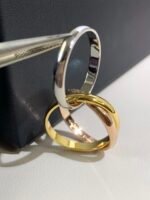 Cartier Trinity 3-Band Tri-Color Gold Rolling Ring - Image 5