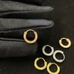 Cartier Monogram Crystal-Encrusted Hoop Earrings (3 Colors)
