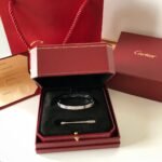Cartier Love Full Diamond White Gold Bracelet with Screwdriver - Image 5