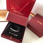 Cartier Love Full Diamond White Gold Bracelet with Screwdriver - Image 2