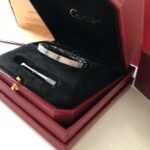 Cartier Love Full Diamond White Gold Bracelet with Screwdriver