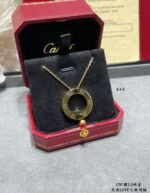 Cartier LOVE Open Circle Pendant Necklace (3 Colors) - Image 8