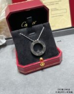 Cartier LOVE Open Circle Pendant Necklace (3 Colors) - Image 7