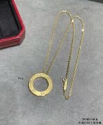 Cartier LOVE Open Circle Pendant Necklace (3 Colors) - Image 6