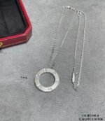 Cartier LOVE Open Circle Pendant Necklace (3 Colors) - Image 5