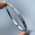 Cartier LOVE Full Diamond Paved Bracelet (3 Colors) - Image 6