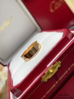 Cartier LOVE Wide Plain Band Ring (3 Colors) - Image 5