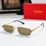 Cartier Panthère Rimless Sunglasses (6 Colors) - Image 10