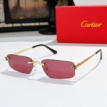 Cartier Panthère Rimless Sunglasses (6 Colors) - Image 8