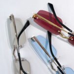 Cartier Panthère Rimless Sunglasses (6 Colors) - Image 4