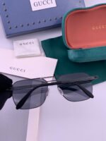 Gucci Double Bridge Pilot Square Sunglasses G7705 - Image 3