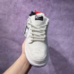 Nike Dunk Low Grey Heather Canvas Casual Low Top Sneakers - Image 9