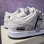 Nike Dunk Low Grey Heather Canvas Casual Low Top Sneakers - Image 4