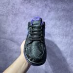 Nike Dunk Low Black Purple Snake Skin Pattern Casual Sneakers - Image 9