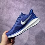 Nike ZoomX Blue Breathable Cushion Professional Running Sneakers - Image 5
