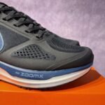 Nike ZoomX Venture Black Blue Marathon Training Running Shoes - Image 5