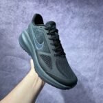 Nike ZoomX All Black Breathable Cushion Professional Running Sneakers - Image 2